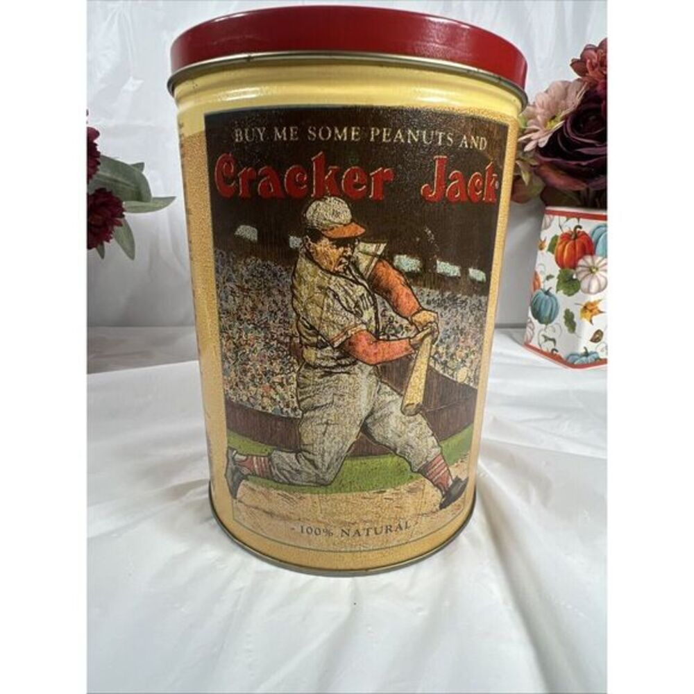 Vintage 1991 Cracker Jack Limited Edition Tin Can Container - Picture 16 of 16
